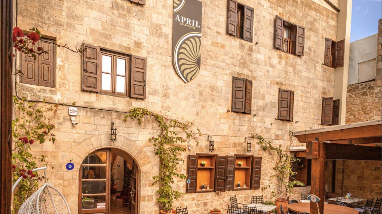 April Luxury Suites (Adults Only) Rhodes City Dış mekan fotoğraf